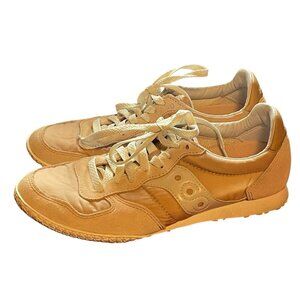 Saucony Bullet Sneakers Peachy Pink & White Womens Sz 8.5 Retro S1943-152